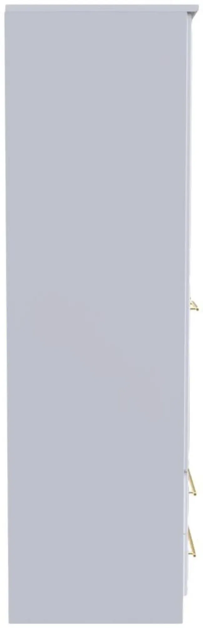 Faye 2 Door 2 Drawer Double Wardrobe - White Ash