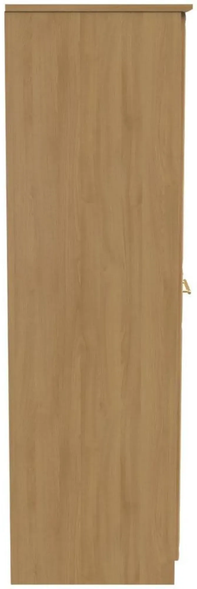 Faye 2 Door Tall Wardrobe - Oak