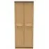 Faye 2 Door Tall Wardrobe - Oak