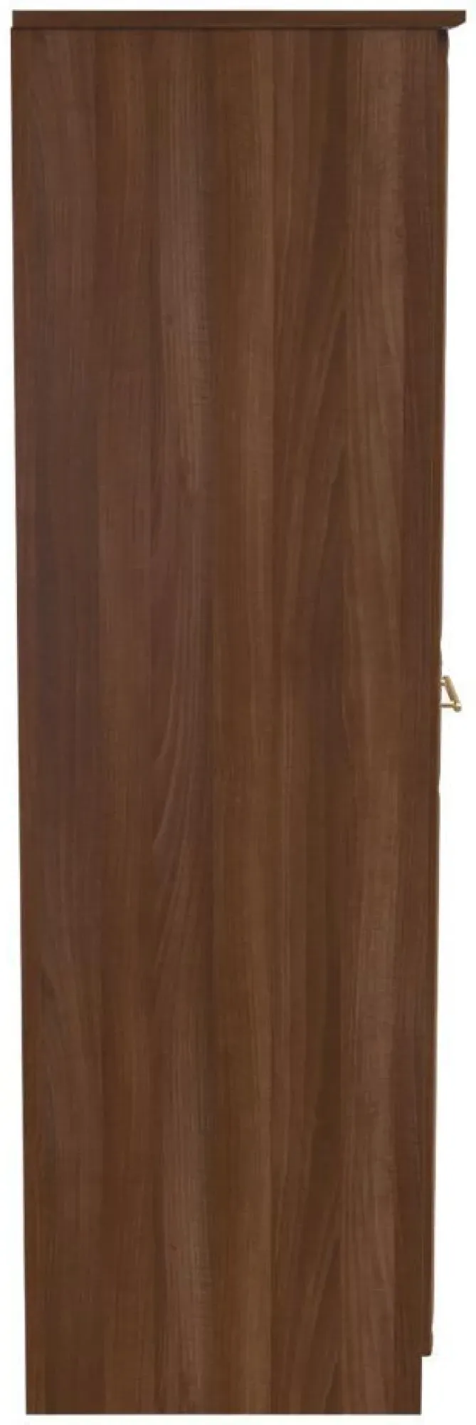 Faye 2 Door Tall Wardrobe - Walnut