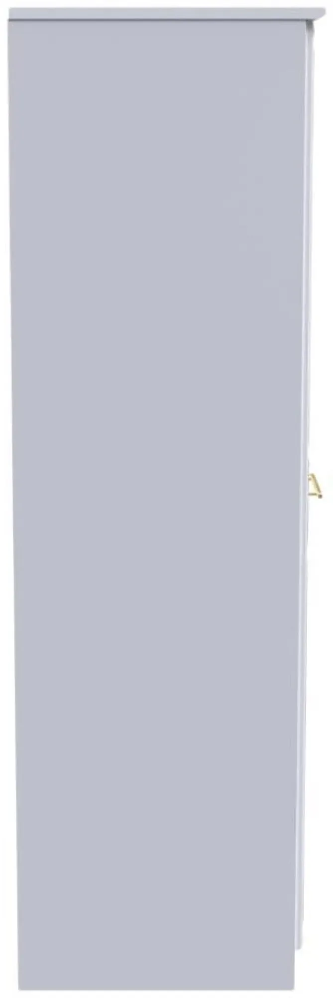 Faye 2 Door Tall Wardrobe - White