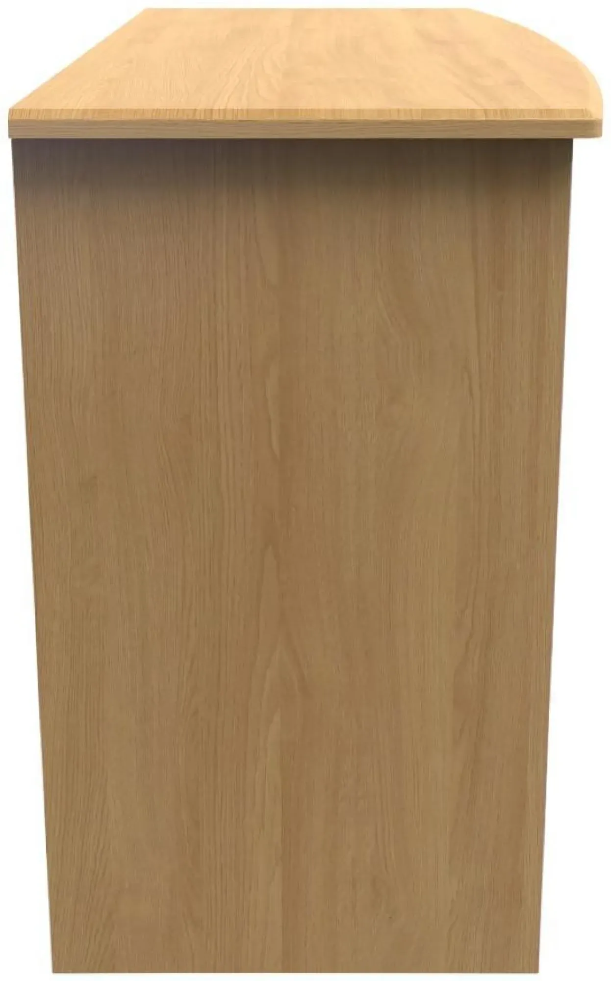 Faye 3 Drawer Desk - Oak
