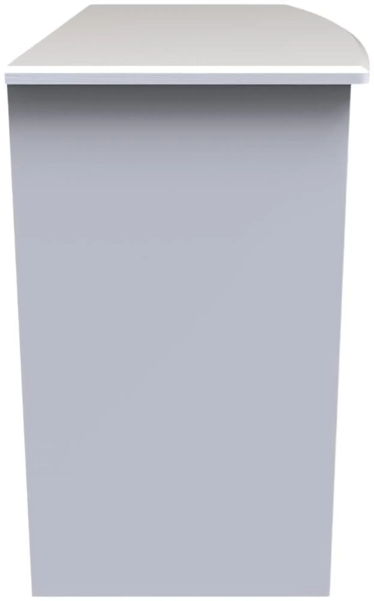 Faye 3 Drawer Desk - White Ash