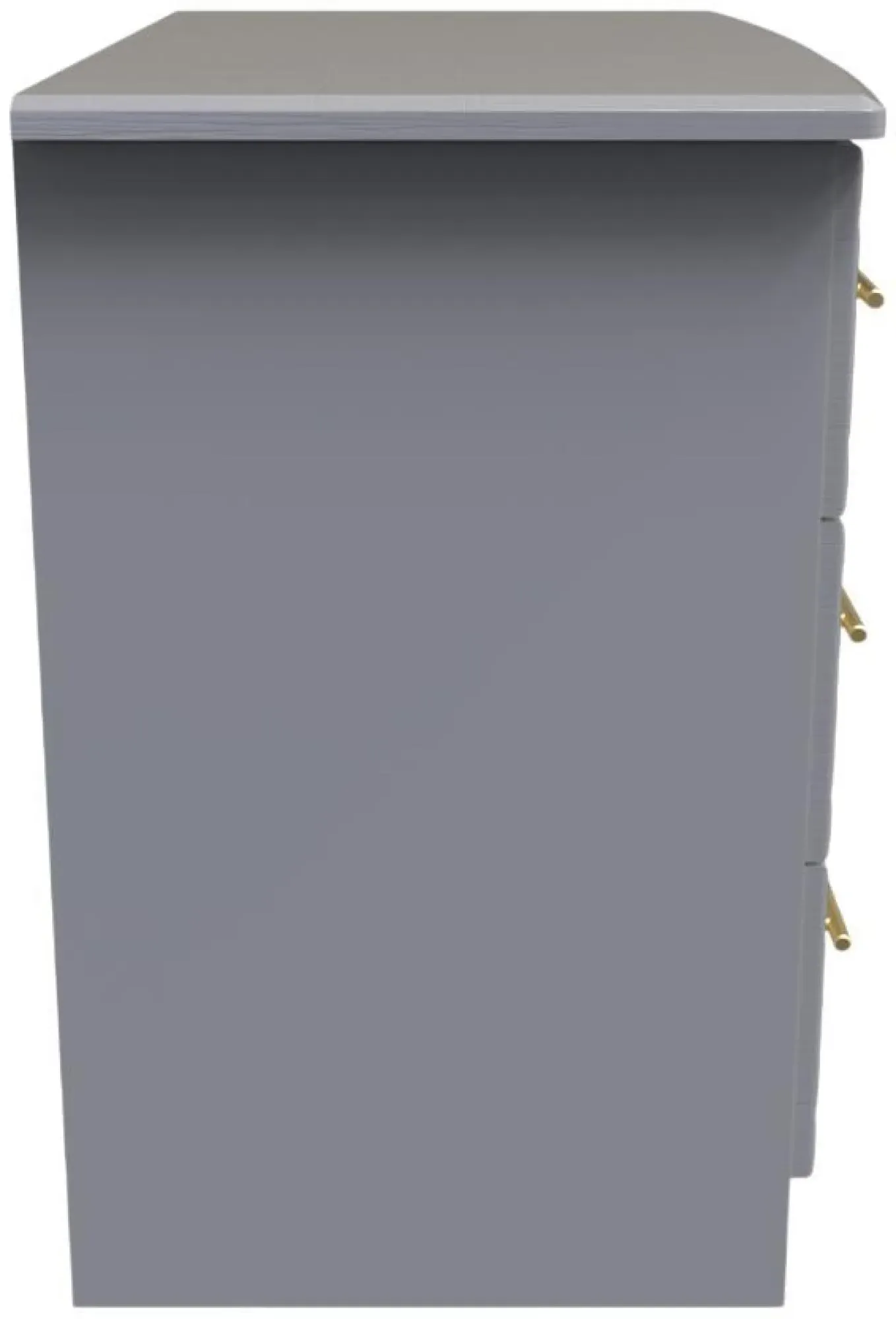 Faye 3 Drawer Small Chest - Grey Ash