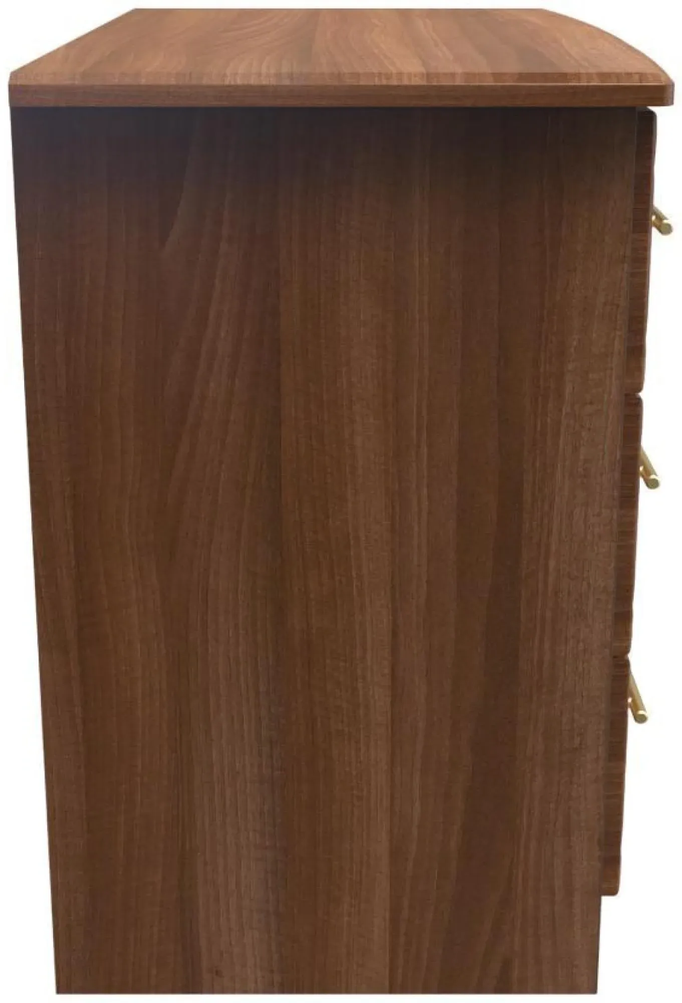Faye 3 Drawer Small Chest - Walnut
