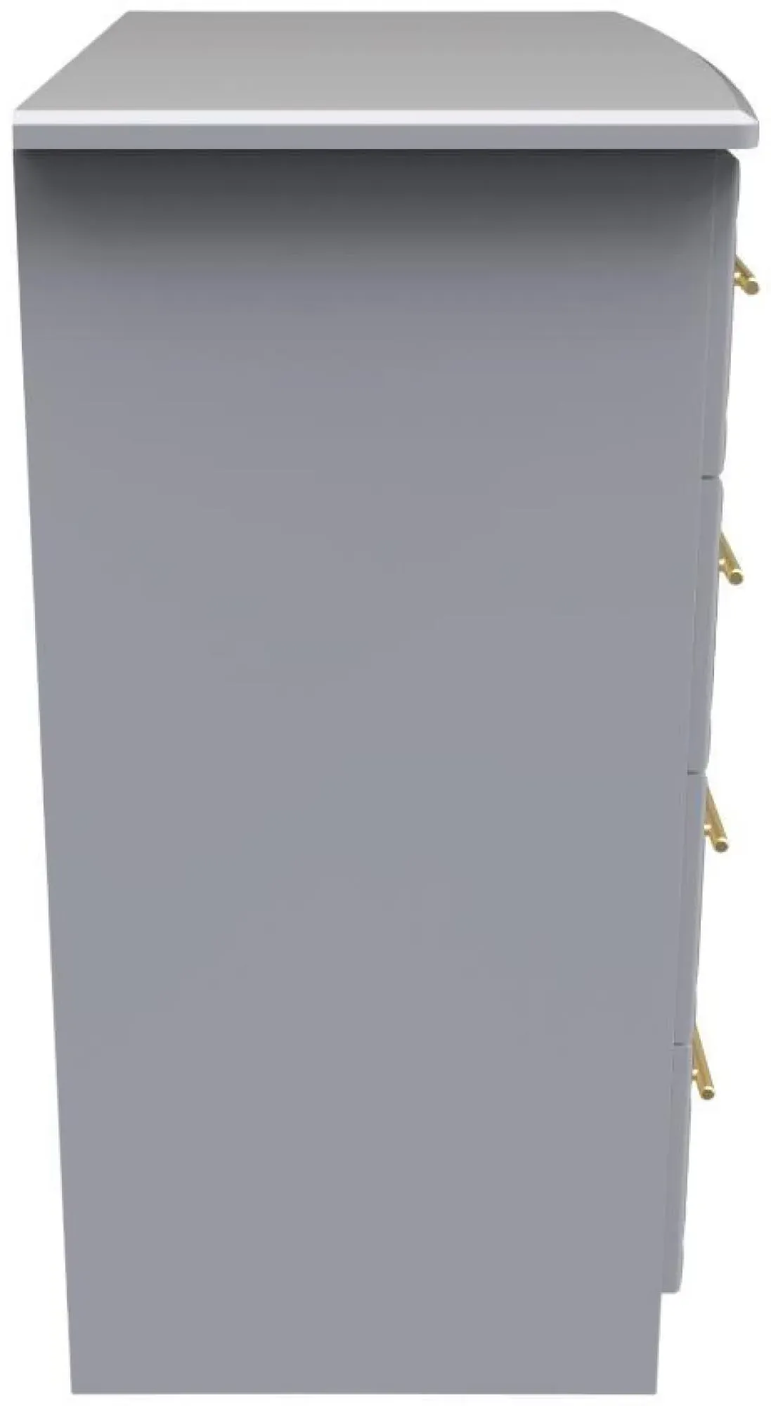Faye 4 Drawer Chest - Grey