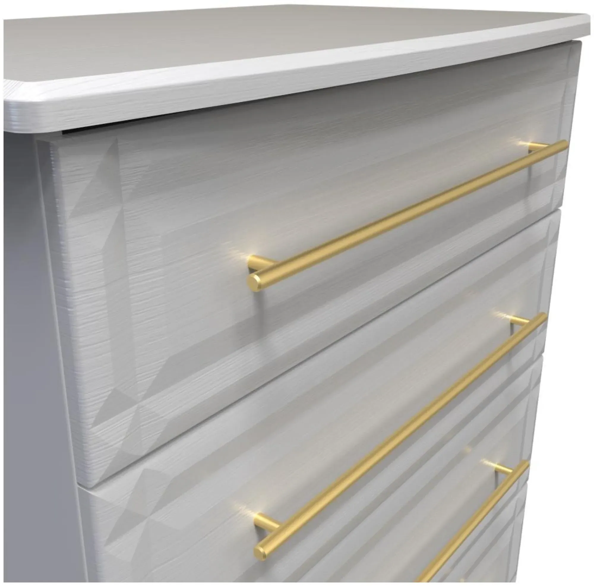 Faye 4 Drawer Chest - Grey Ash