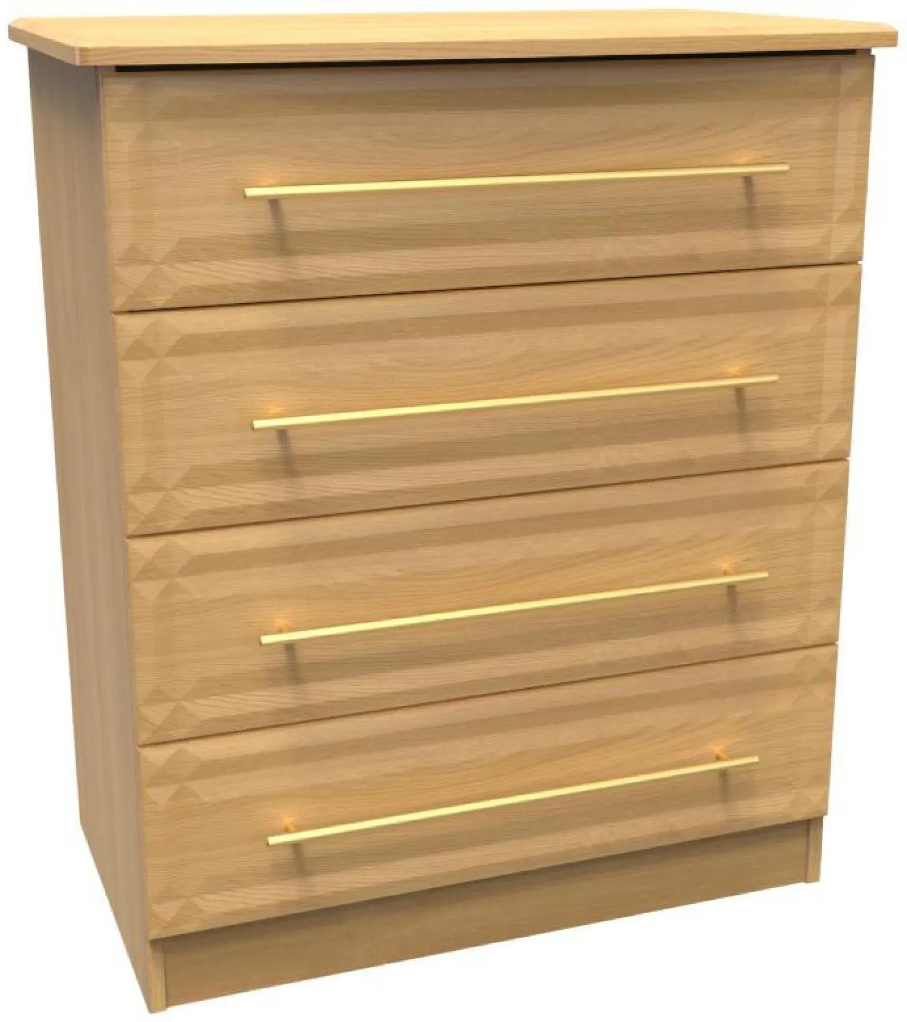Faye 4 Drawer Chest - Oak