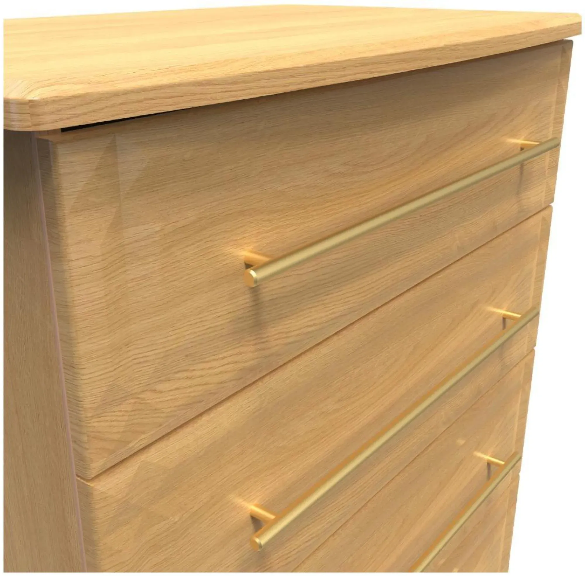 Faye 4 Drawer Chest - Oak