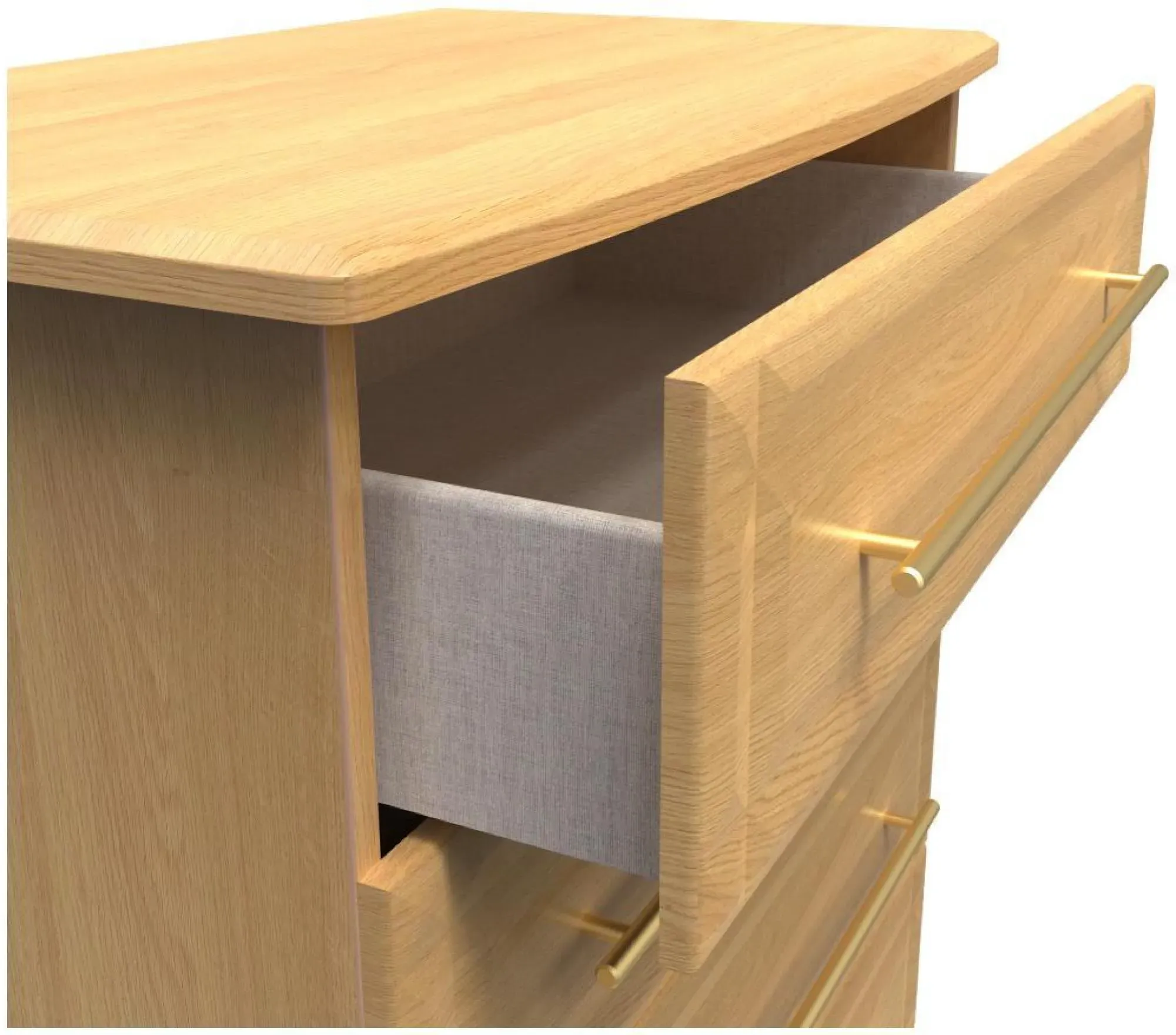 Faye 4 Drawer Chest - Oak