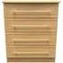 Faye 4 Drawer Chest - Oak