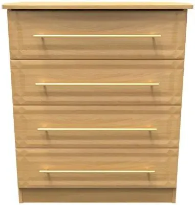 Faye 4 Drawer Chest - Oak