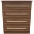 Faye 4 Drawer Chest - Walnut