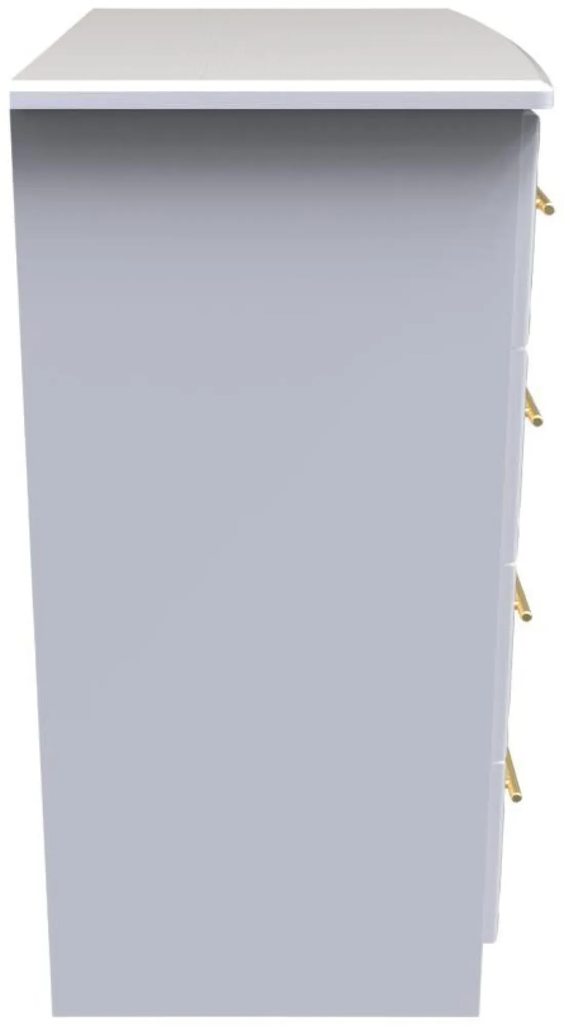 Faye 4 Drawer Chest - White