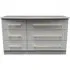 Faye 6 Drawer Midi Dresser - Grey Ash