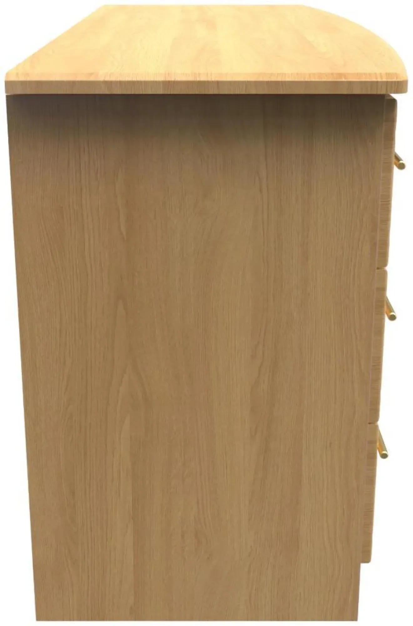 Faye 6 Drawer Midi Dresser - Oak