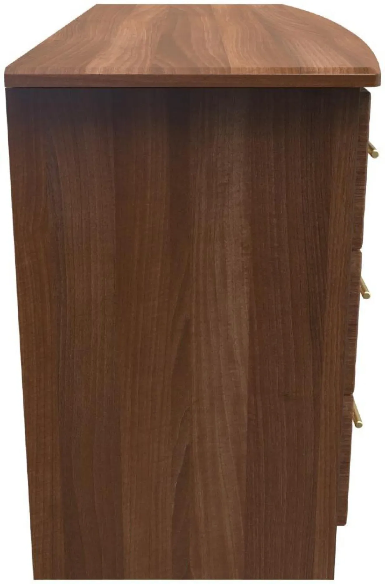 Faye 6 Drawer Midi Dresser - Walnut
