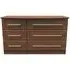 Faye 6 Drawer Midi Dresser - Walnut