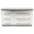 Faye 6 Drawer Midi Dresser - White