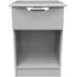 Flora 1 Drawer Bedside Cabinet - Grey