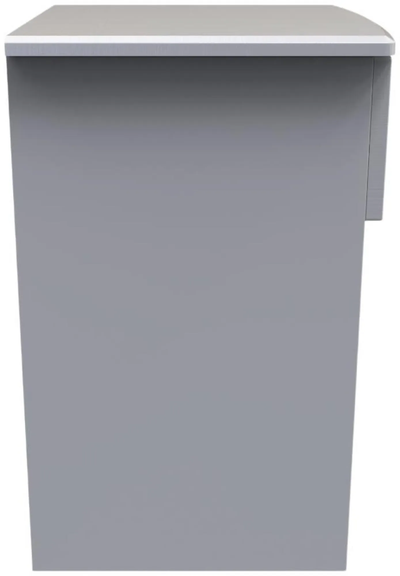 Flora 1 Drawer Bedside Cabinet - Grey Ash