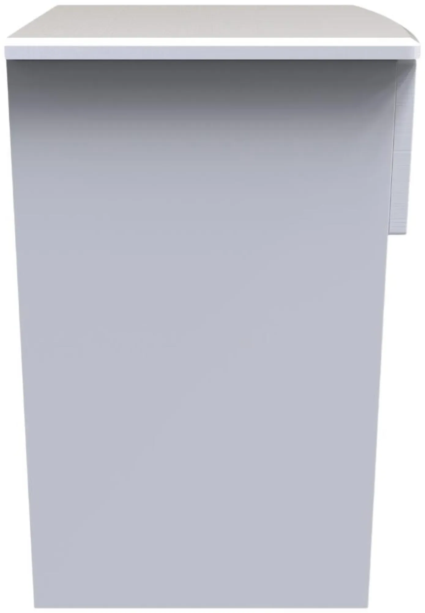 Flora 1 Drawer Bedside Cabinet - White