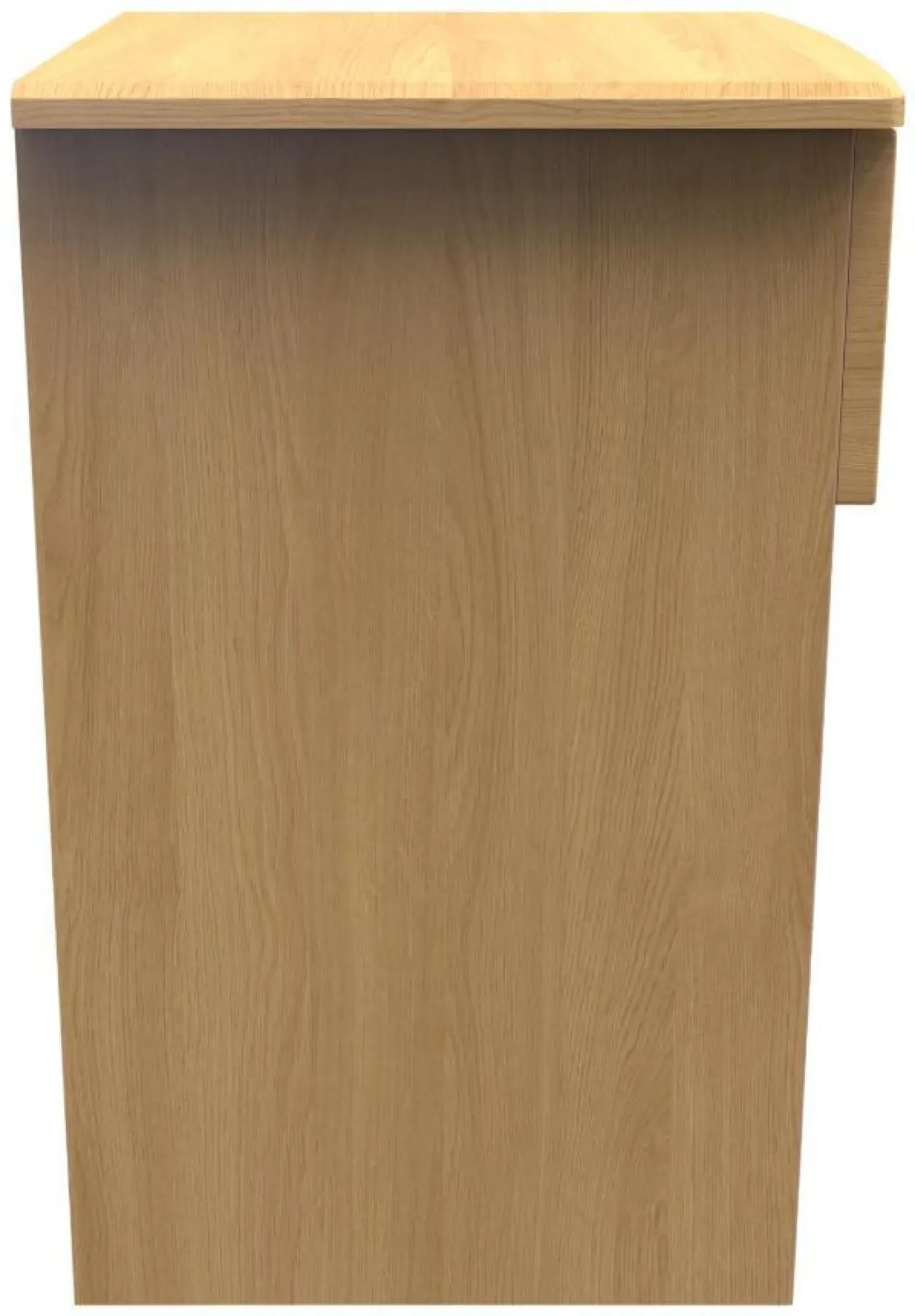 Flora 1 Drawer Bedside Table with Lock - Oak