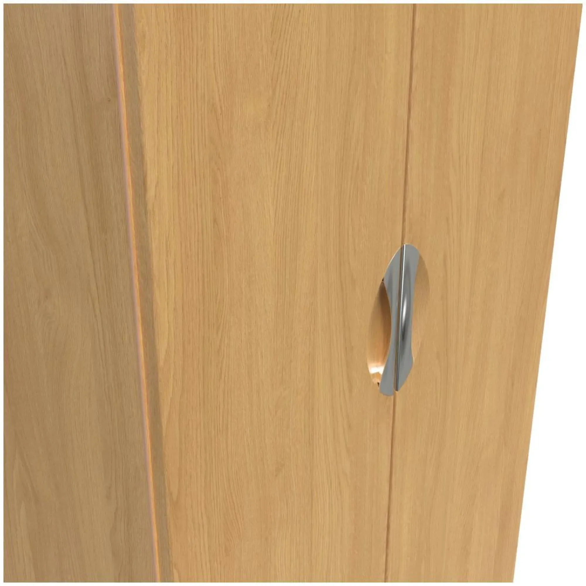 Flora 2 Door Tall Wardrobe - Oak