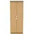 Flora 2 Door Tall Wardrobe - Oak