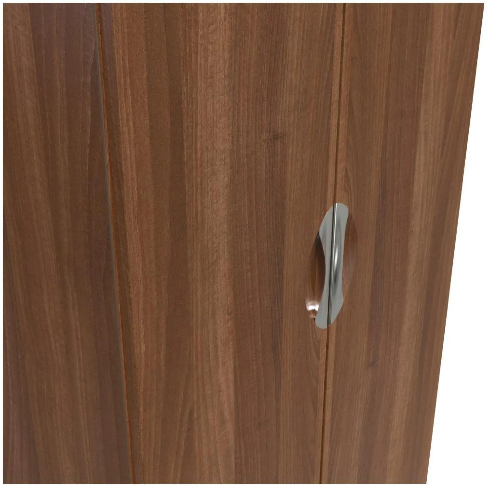 Flora 2 Door Tall Wardrobe - Walnut