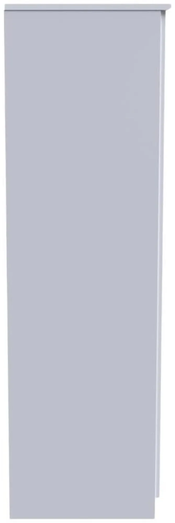 Flora 2 Door Tall Wardrobe - White