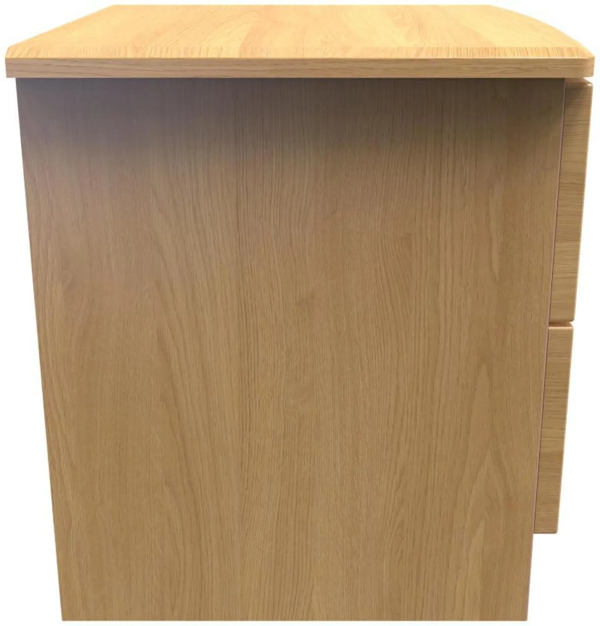 Flora 2 Drawer Bedside Cabinet - Oak
