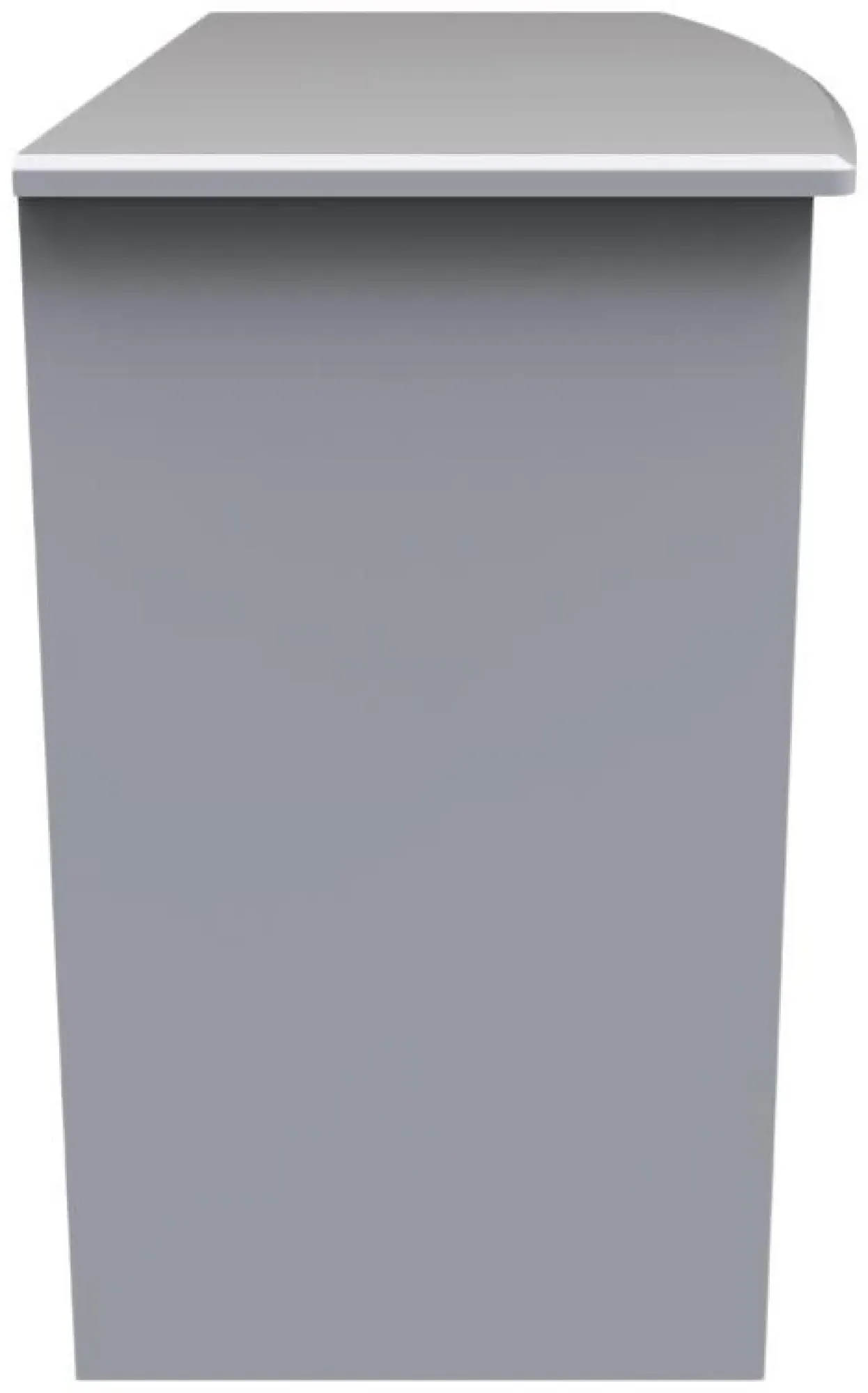 Flora 3 Drawer Desk - Grey