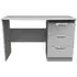 Flora 3 Drawer Desk - Grey