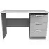 Flora 3 Drawer Desk - Grey Ash