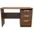 Flora 3 Drawer Desk - Walnut