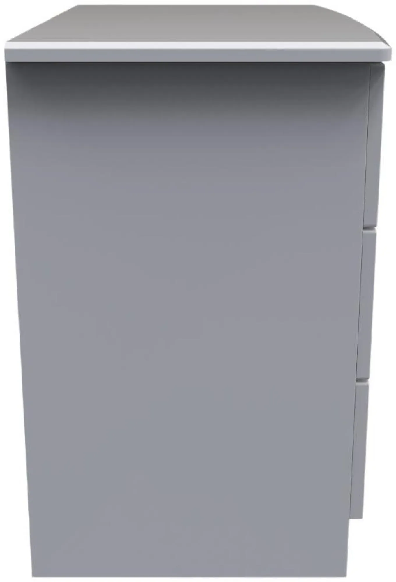 Flora 3 Drawer Small Chest - Grey