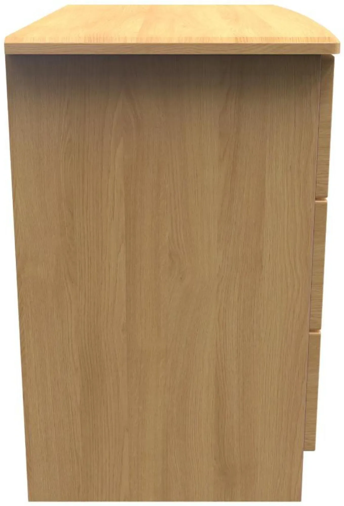 Flora 3 Drawer Small Chest - Oak