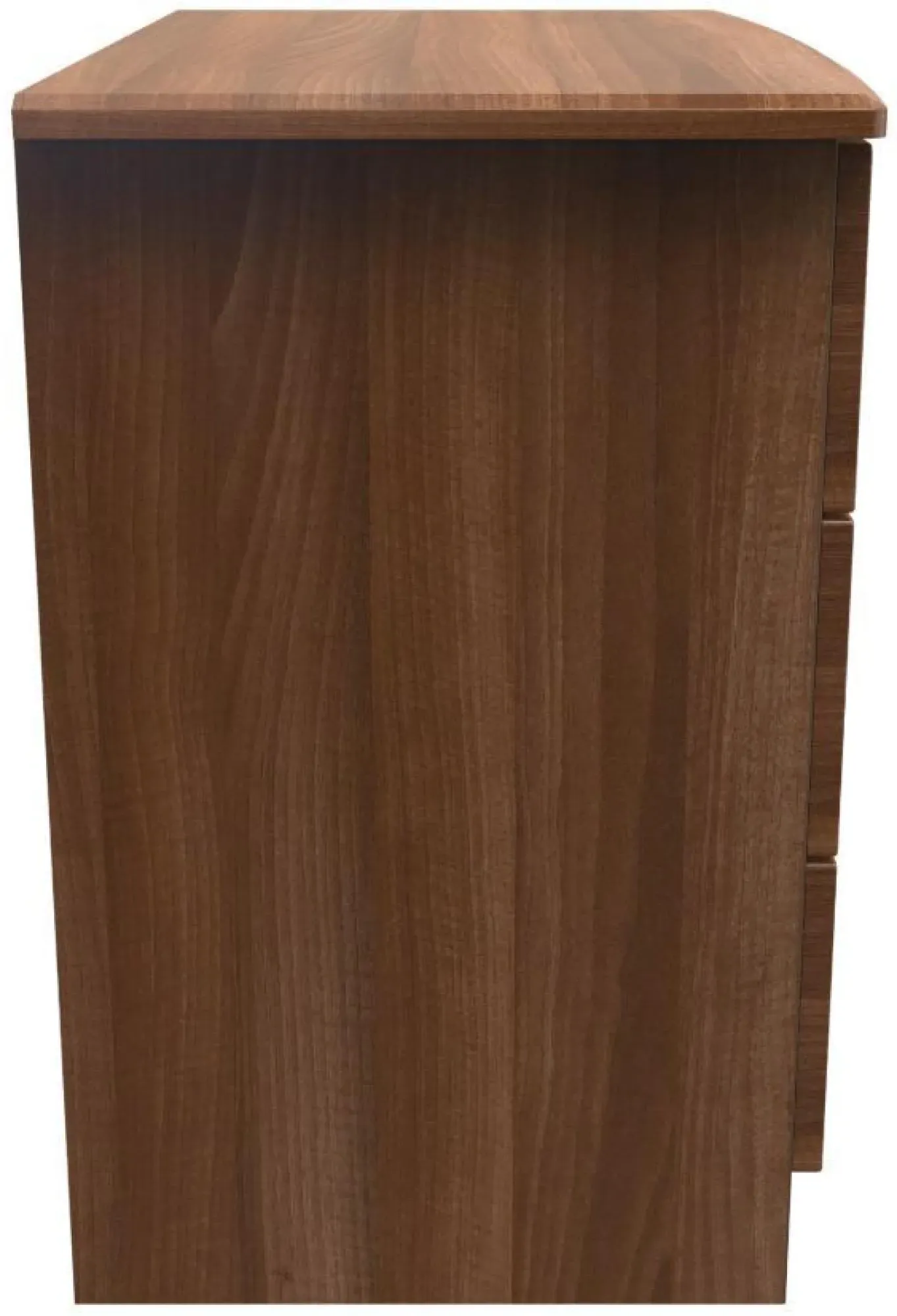 Flora 3 Drawer Small Chest - Walnut