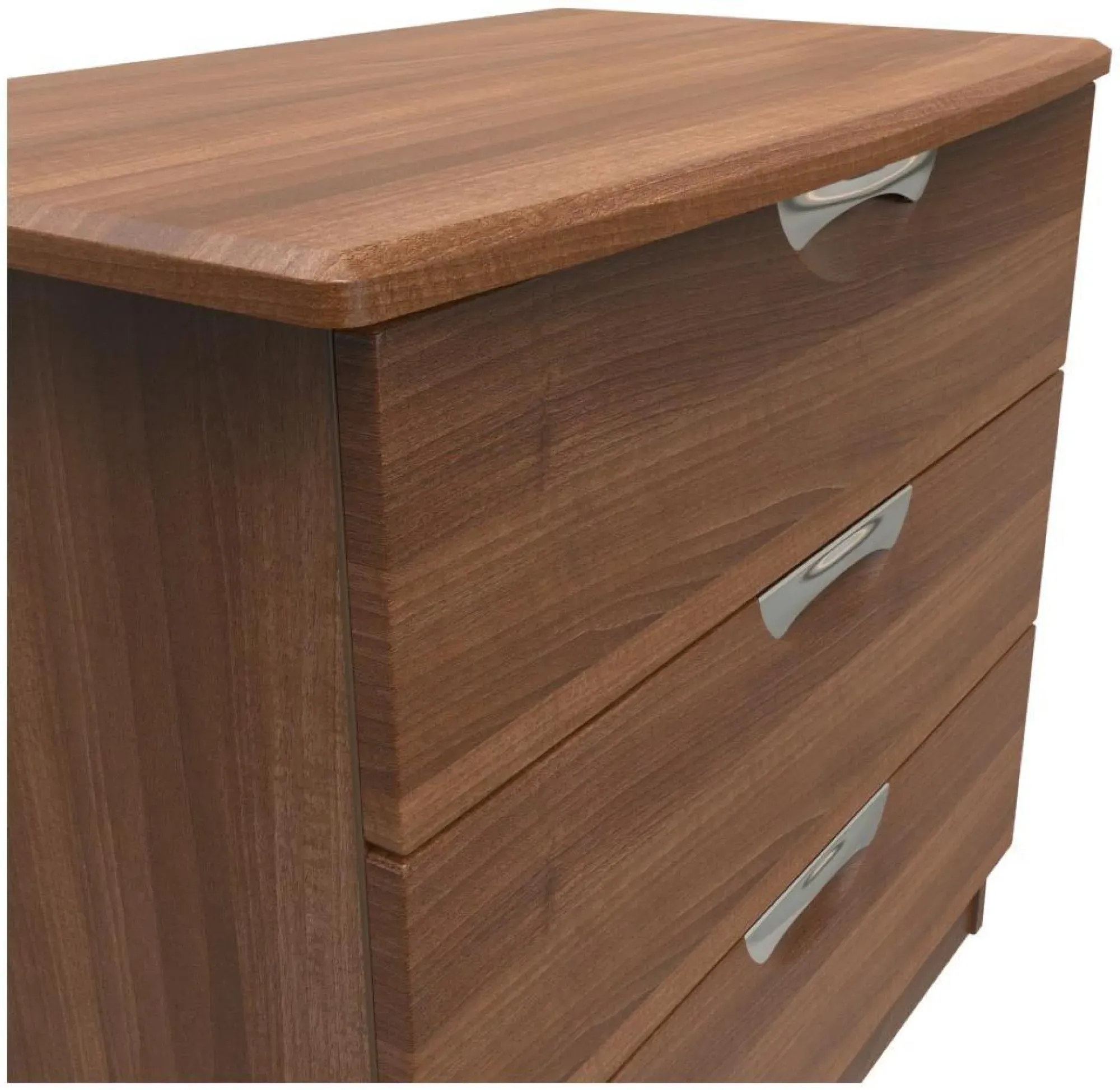 Flora 3 Drawer Small Chest - Walnut