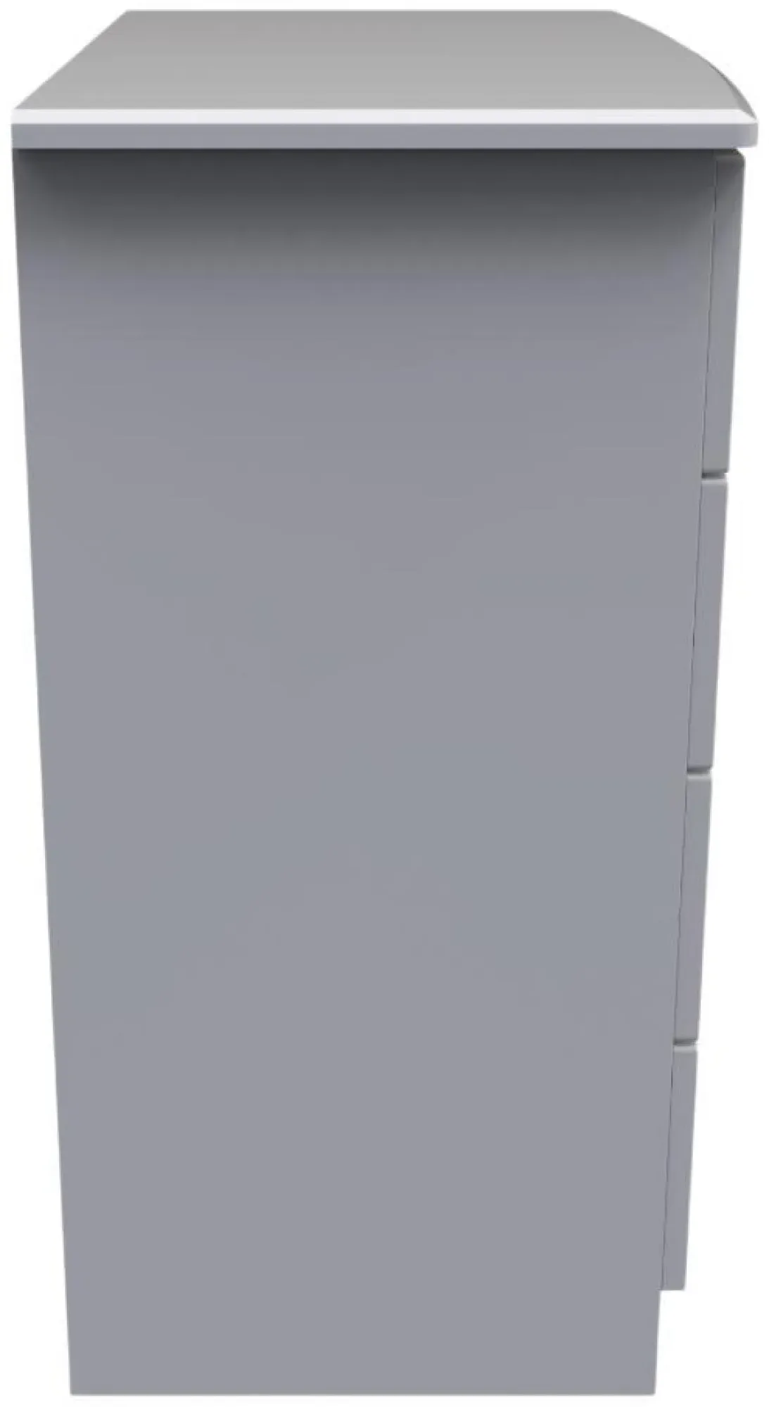 Flora 4 Drawer Chest - Grey