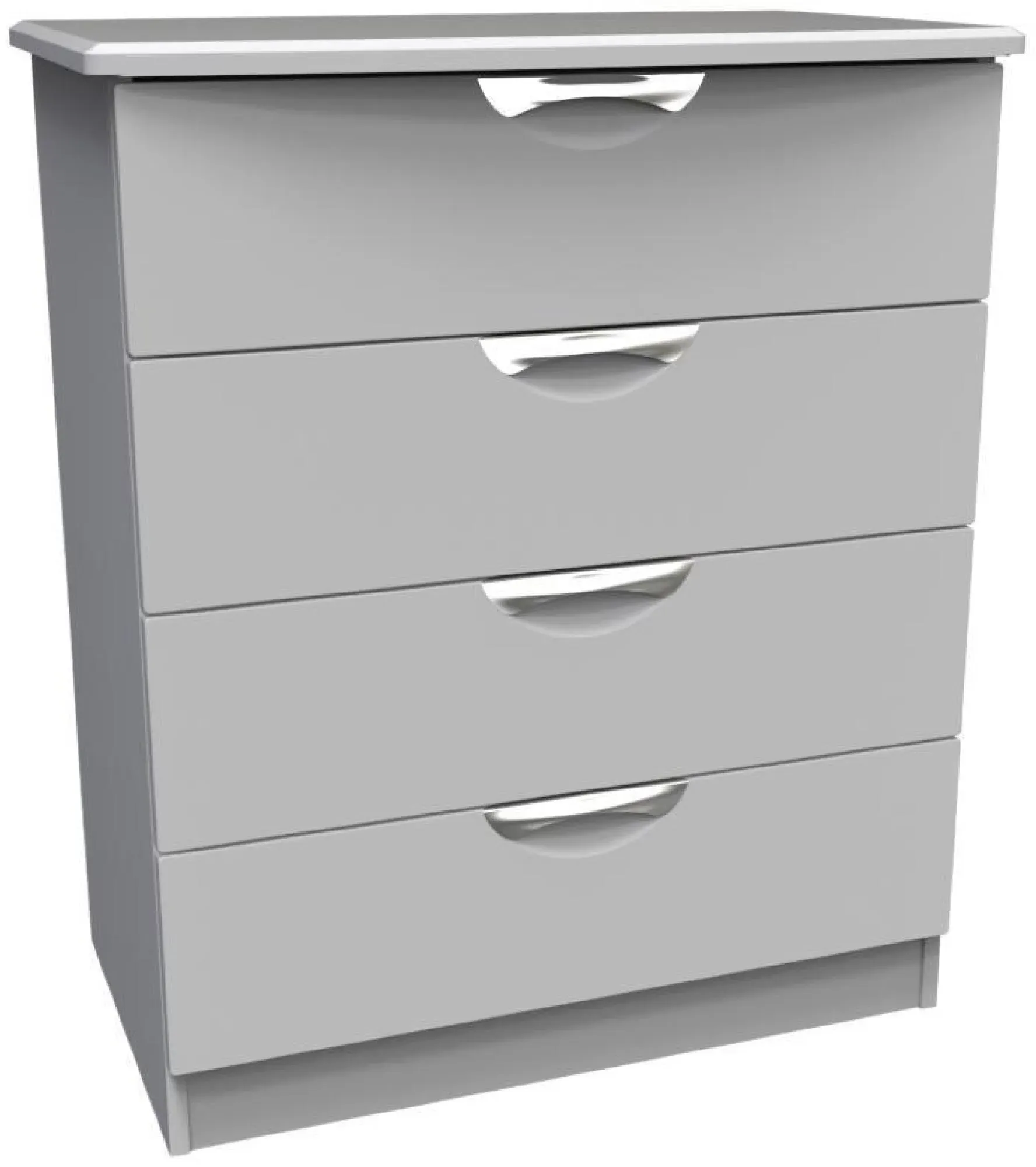 Flora 4 Drawer Chest - Grey