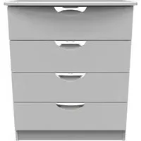 Flora 4 Drawer Chest - Grey