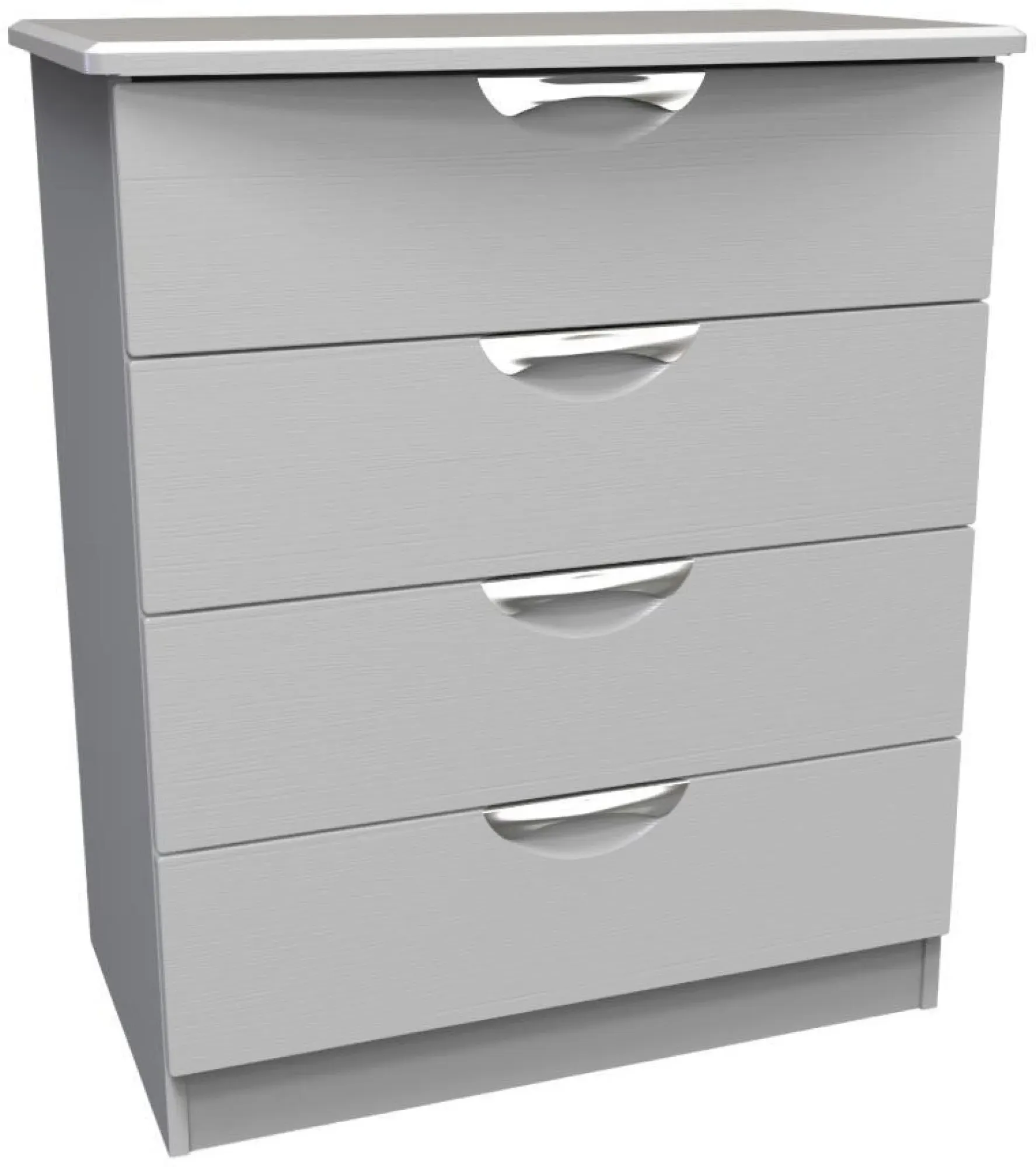 Flora 4 Drawer Chest - Grey Ash
