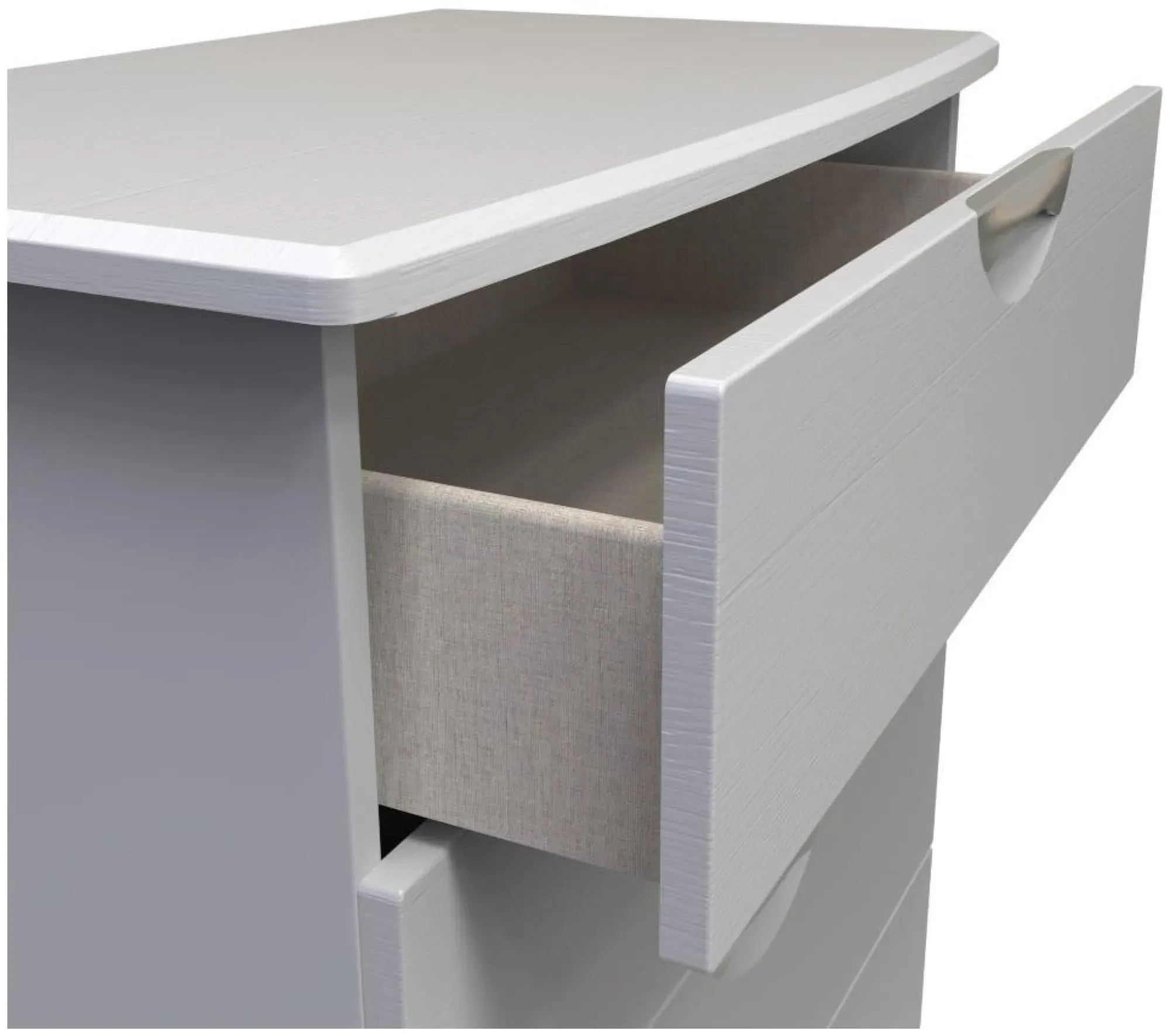 Flora 4 Drawer Chest - Grey Ash