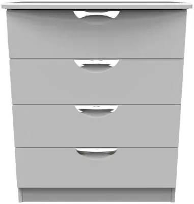 Flora 4 Drawer Chest - Grey image