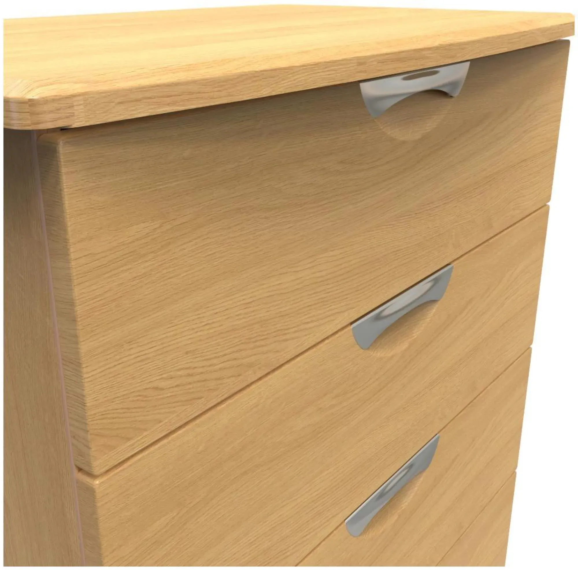 Flora 4 Drawer Chest - Oak