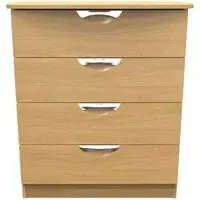 Flora 4 Drawer Chest - Oak