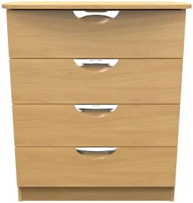 Flora 4 Drawer Chest - Oak
