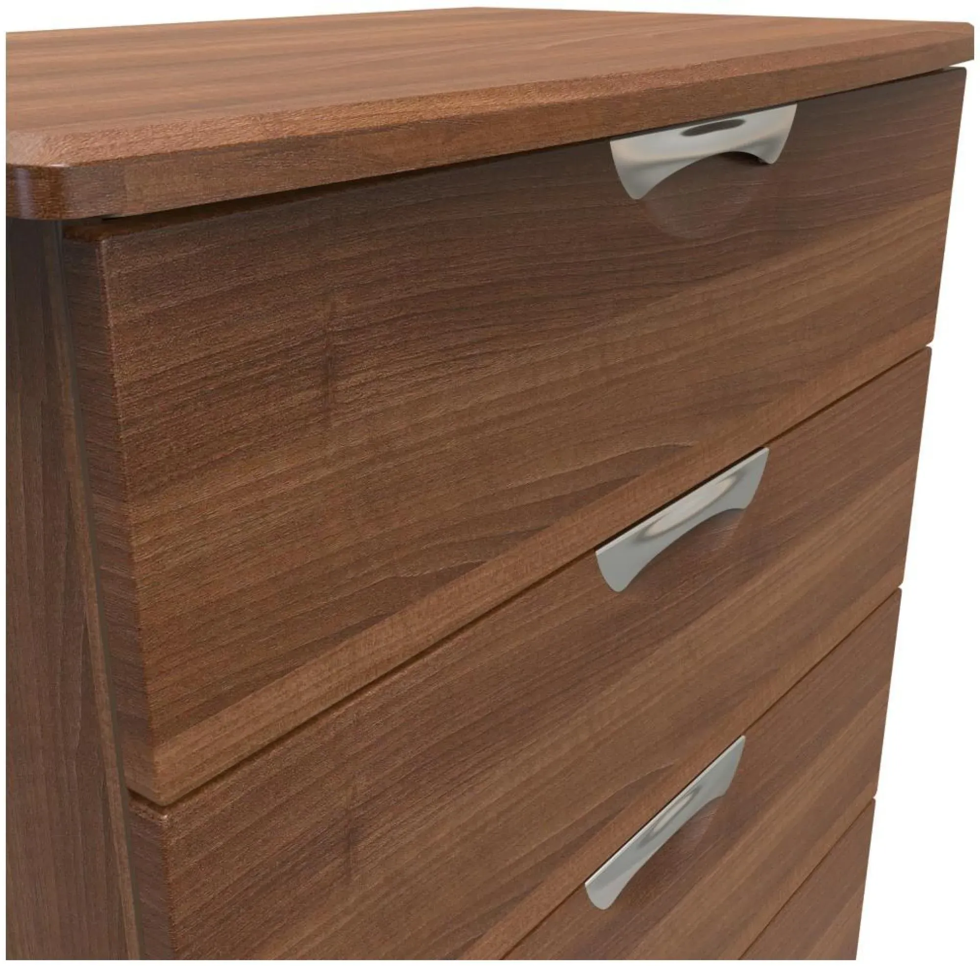 Flora 4 Drawer Chest - Walnut